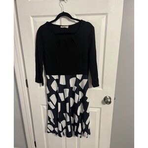 Moyabo Black And White Dress Size L New With Tags
